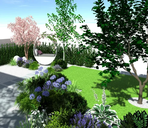 Architekt krajobrazu przy pracy