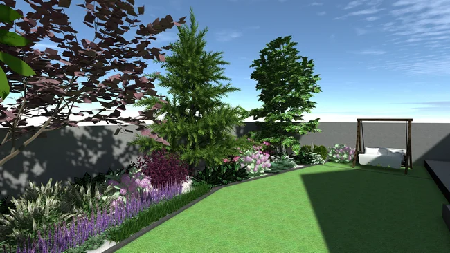 Wizualizacja projektu ogrodu