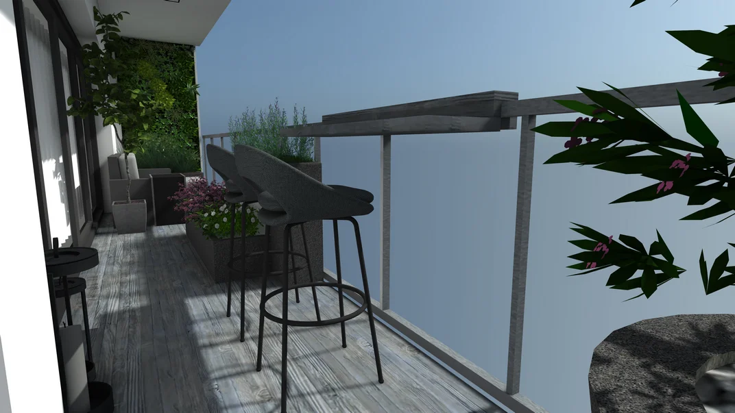 Wizualizacja projektu ogrodu