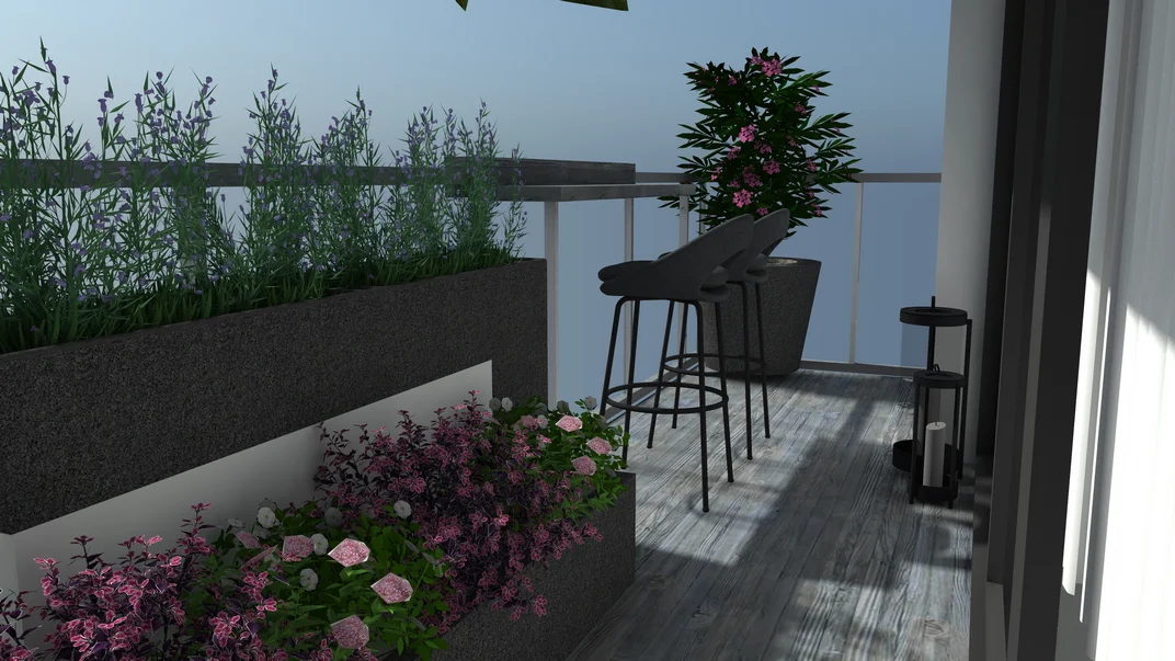 Detal projektu ogrodu