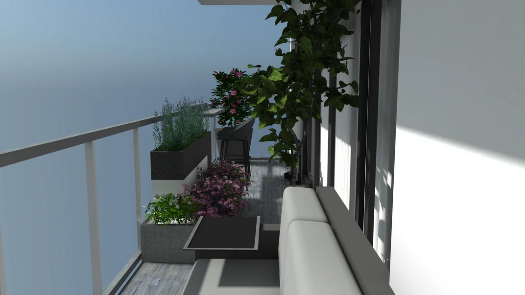 Detal projektu ogrodu