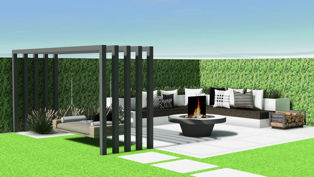 Wizualizacja projektu ogrodu