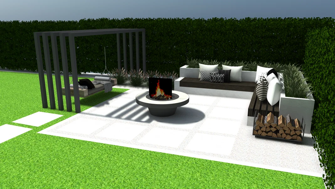 Detal projektu ogrodu