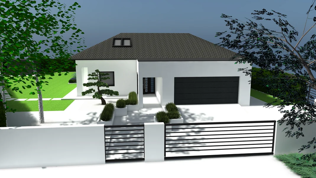 Detal projektu ogrodu