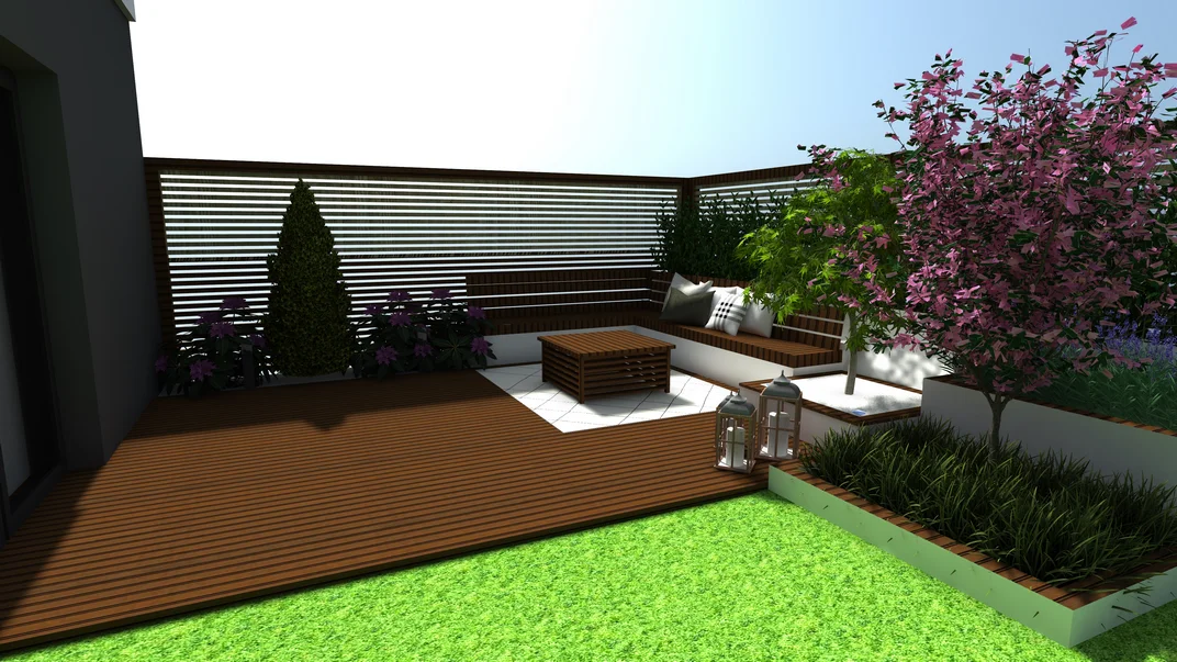 Projekt małej architektury ogrodowej