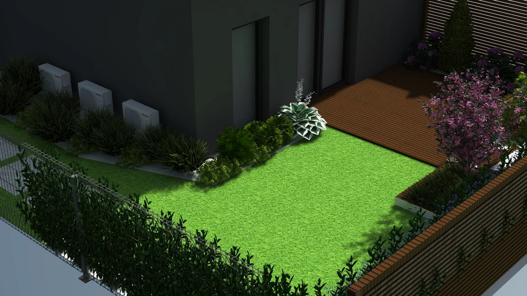 Wizualizacja projektu ogrodu