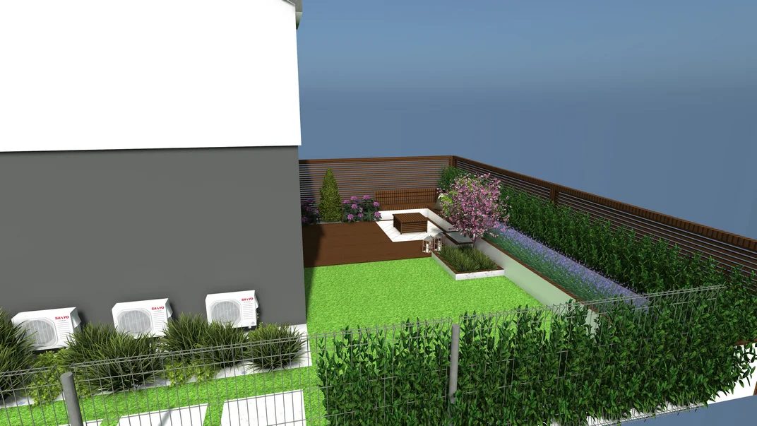 Wizualizacja projektu ogrodu