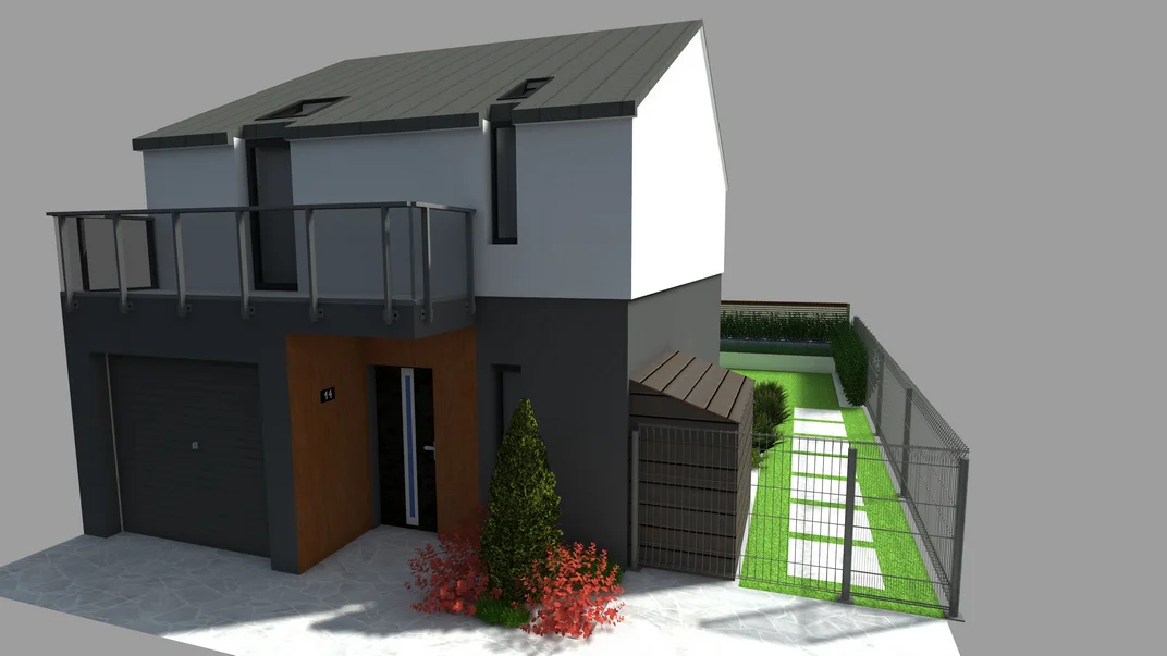 Detal projektu ogrodu