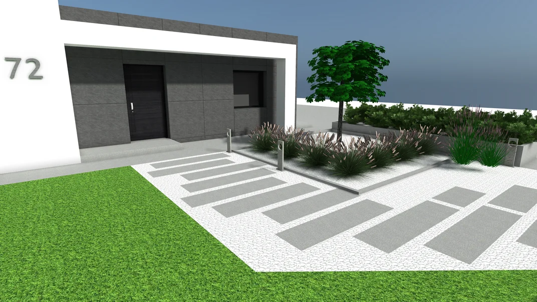 Detal projektu ogrodu