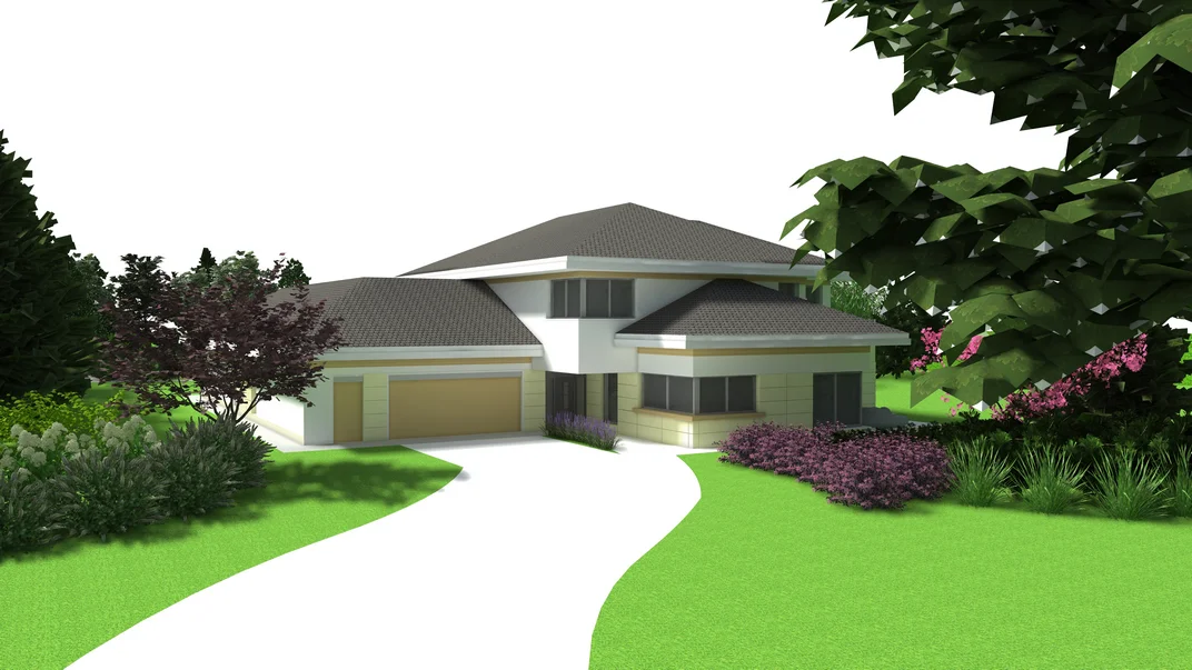 Detal projektu ogrodu