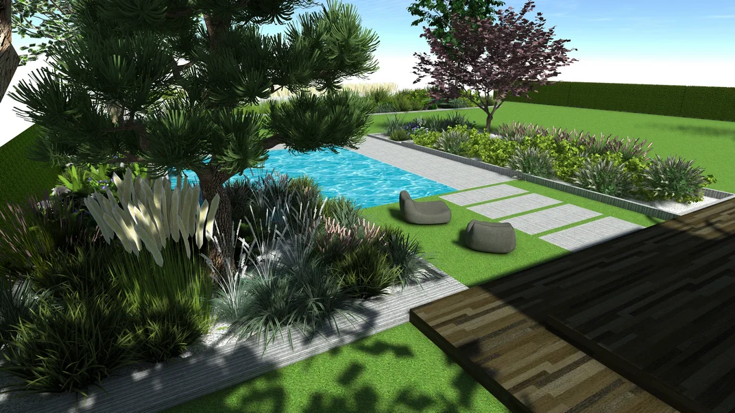 Projekt małej architektury ogrodowej