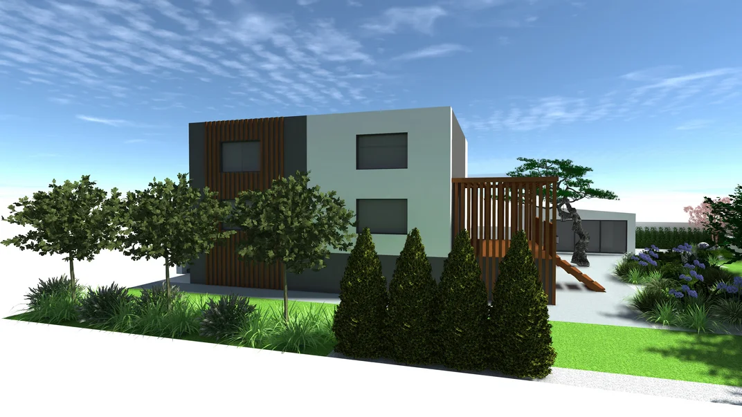 Detal projektu ogrodu